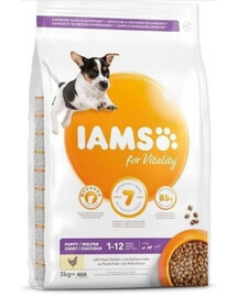 IAMS ProActive Health Puppy & Junior Small & Medium Breed Chicken granule pro štěňata malých a středních plemen 12 kg