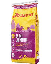 Josera Dog Mini Junior krmivo pro štěňata a mladé psy  15 kgmalých plemen