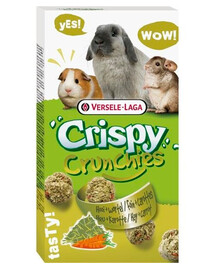 Versele-Laga Crispy Crunchies Hay 75 g křupavá senná pochoutka pro králíky a morčata