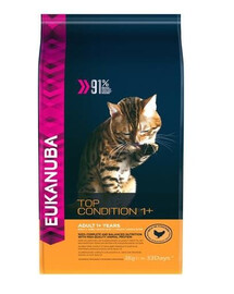 Eukanuba Top Condition 1+ Rich in Chicken granule pro kočky s kuřecím masem 2 kg