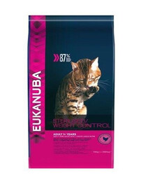 Eukanuba Cat Adult Sterilised/Weight Control Rich in Chicken 10 kg granule pro kočky