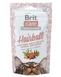 Brit Care Cat Snack Hairball pamlsky pro kočky 50 g