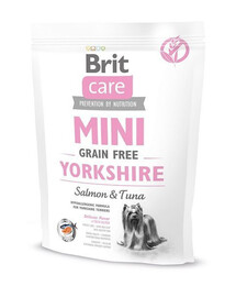 Brit Care Mini Grain Free Yorkshire granule pro jorkšíry 400 g