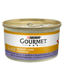 Purina Gourmet Gold konzerva s jehněčím a zelenými fazolkami 85 g