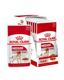 ROYAL CANIN Medium adult sada kapsiček pro psy středně velkých plemen 10x 140 g
