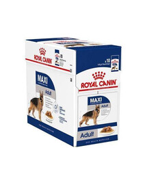 ROYAL CANIN Maxi adult kapsička pro psy velkých plemen 10x 140 g