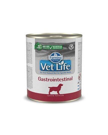 Farmina Vet Life Natural Diet GASTROINTESTINAL plechovka krmiva pro psy s trávicími problémy 300 g