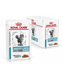 Royal Canin VHN Cat Sensitivity Chick 85 g kompletní dietní kapsička pro kočky