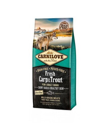 Carnilove Fresh Carp & Trout For Adult 12 kg granule pro dospělé psy s kaprem a pstruhem
