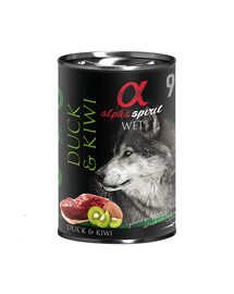 Alpha Spirit Duck & Kiwi 400 g - konzerva pro psy s kachnou a kiwi