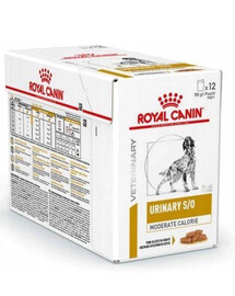ROYAL CANIN Dog Urinary S/O krmivo pro psy s problémy se struvitovými kameny 12x 100 g
