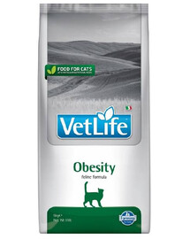 FARMINA Vet Life Cat Obesity granule pro dospělé kočky s nadváhou 5 kg