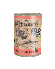 Wiejska Zagroda - konzerva s treskou krůtím masem 400 g