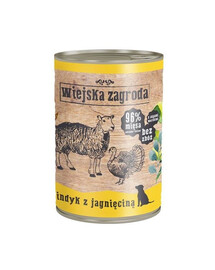 Wiejska Zagroda - konzerva s krůtou a jehněčím 400 g