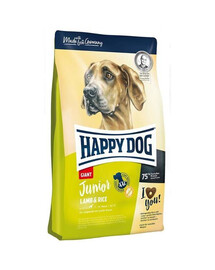 Happy Dog Junior Giant jehněčí s rýží granule pro mladá obří plemena 15 kg
