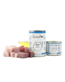 Gussto Fresh konzerva pro kočky s krůtím masem a tuňákem 200 g