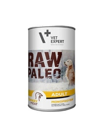 Vet Expert Raw Paleo Dog Adult krůtí konzerva pro psy 400 g