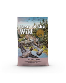 Taste Of The Wild Lowland Creek 6,6 kg - granule pro kočky pečená křepelka, pečená kachna