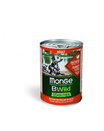 MONGE BWild bez obilovin s krůtou 400 g mokré krmivo pro psy s krůtím masem 400 g