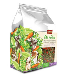 Vita Herbal pro hlodavce a králíky bylinky s mrkví a ovsem 150 g