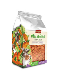 Vita Herbal pro hlodavce a králíky sušená mrkev 100 g