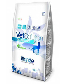 MONGE Vet Solution Cat Dermatosis granule pro kočky s dermatologickými problémy 400 g