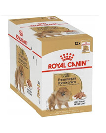 ROYAL CANIN Pomeranian Adult sada kapsiček pro psy plemena špic 12x 85 g