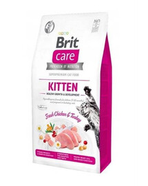 Brit Care Cat Grain Free Kitten 2 kg - granule pro koťata a kojící kočky