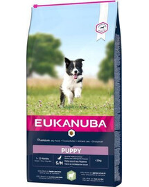 EUKANUBA Dog Puppy Small & Medium Breed Lamb & Rice 2,5 kg