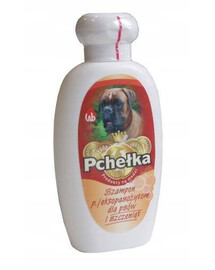 PCHEŁKA šampon proti ektoparazitům pro psy a štěňata od 3 měsíců 180 ml