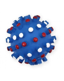 PET NOVA míček s vložkami pro psy 8,5 cm modrý