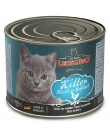 LEONARDO Quality Selection Kitten mokré krmivo pro mladé kočky drůbež 200 g