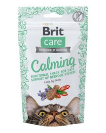Brit Care Cat Snack Calming 50 g - pamlsek pro dospělé kočky na podporu nervového systému
