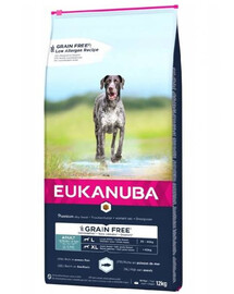 EUKANUBA Grain Free granule pro dospělé psy velkých plemen 12 kg