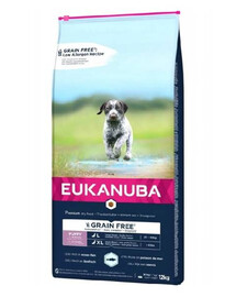 Eukanuba Puppy & Junior Large & Giant Grain Free Ocean Fish - granule pro psy