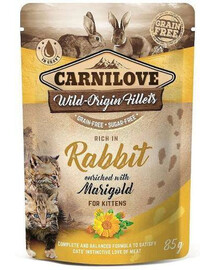 CARNILOVE králík & Marigold 24x 85 g krmivo pro kočky králík s měsíčkem