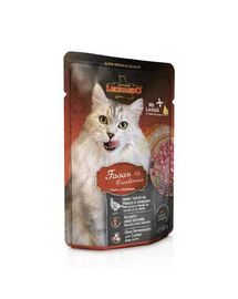 LEONARDO Finest Selection mokré krmivo pro kočky, bažant s brusinkami 85 g