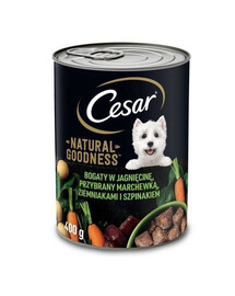 CESAR konzerva pro psy 6x 400 g maso, zelenina