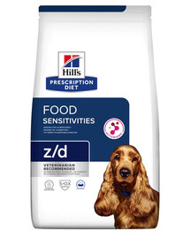 HILL'S Dog Prescription Diet Z/D Food Sensitivity granule pro psy s alergií 3 kg