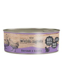 Wiejska Zagroda Cat Chicken with Duck s kuřecím a kachním masem 85 g