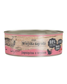 Wiejska Zagroda Cat s jehněčím masem 85 g pro dospělé kočky