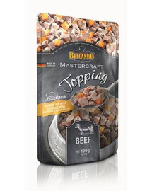 BELCANDO Mastercraft Topping Beef with Carrots pro dospělé psy 100 g