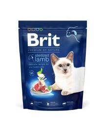 BRIT Cat Premium by Nature krmivo pro sterilizované kočky jehněčí 300 g