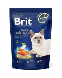 BRIT Cat Premium by Nature pro dospělou kočku s lososem 300 g