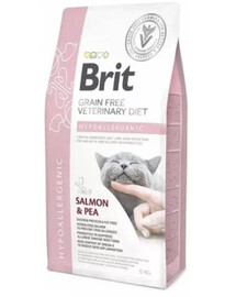 BRIT Veterinary Diets Cat hypoalergenní krmivo 5 kg