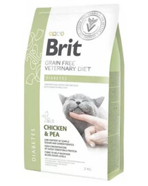 BRIT Veterinary Diets diabetes pro kočky 2 kg