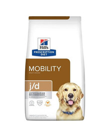 HILL'S Prescription Diet Mobility krmivo pro psy s pečujícím komplexem na klouby 4 kg