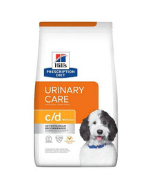 HILL'S Prescription Diet C/D Urinary Care Multicare granule pro psy s močovými problémy 4 kg