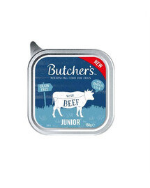 Butcher's Original Junior, s hovězím masem, paštikou 150 g mokré krmivo pro štěňata 150 g