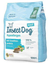 InsectDog Hypoalergen 900 g hypoalergenní granule pro dospělé psy, 900 g